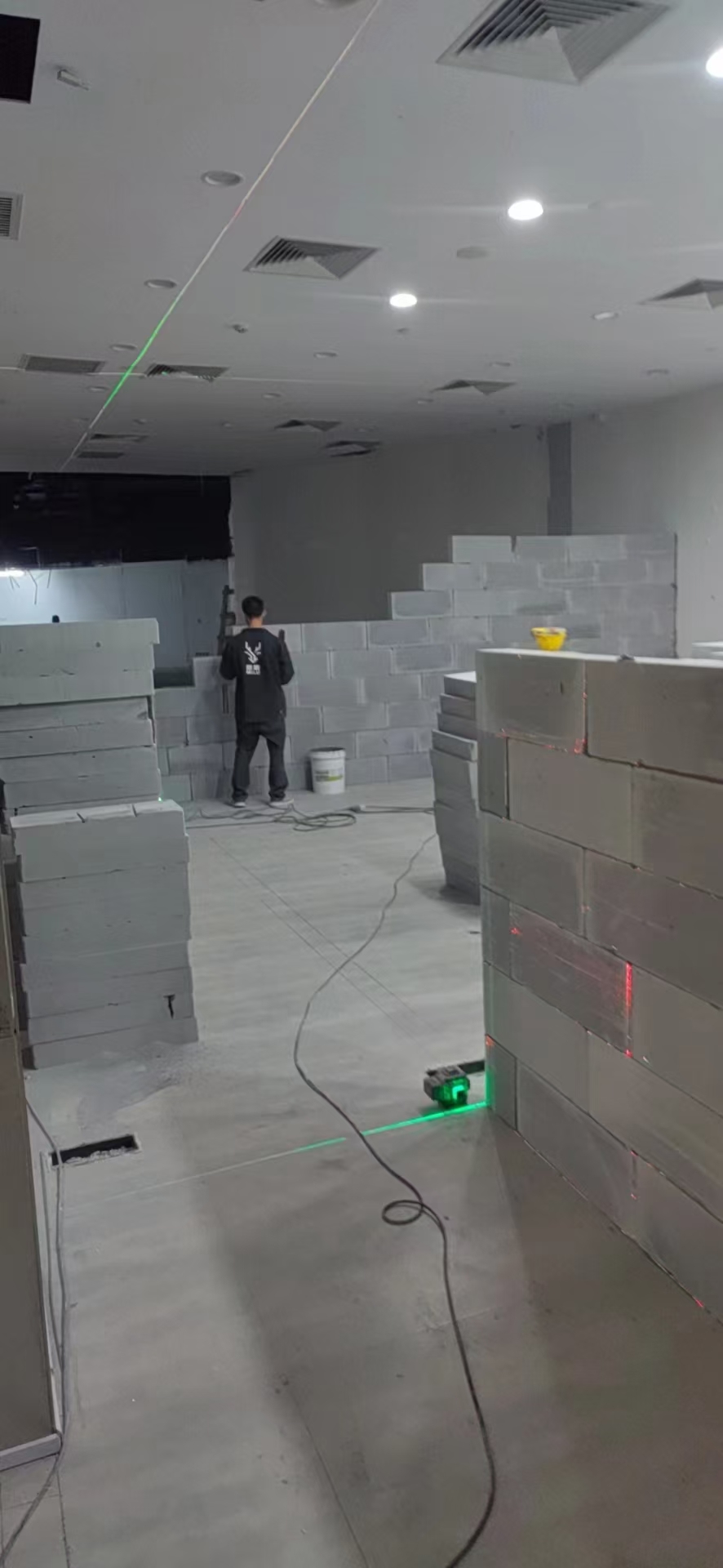 隔墙结构细节场景图